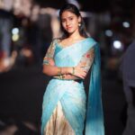 Neha Chowdary Endluri Instagram – Temple day 😇🩵 #swipe 
📸 – @avinash_mukkamala 
Assist @shutterbug_yuga 

#neha_nani #nehachowdary #templeday #traditional #tirupati