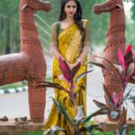 Neha Chowdary Endluri Instagram – Let’s flip to traditional 💛 #swipe 

📸- @mkpassionphotography 
Makeup & hairstyling: @priyasandeepmakeupartistry @bridalstoptirupati 
Saree & blouse : @bridalstop_boutique 

#neha_nani #nehachowdary