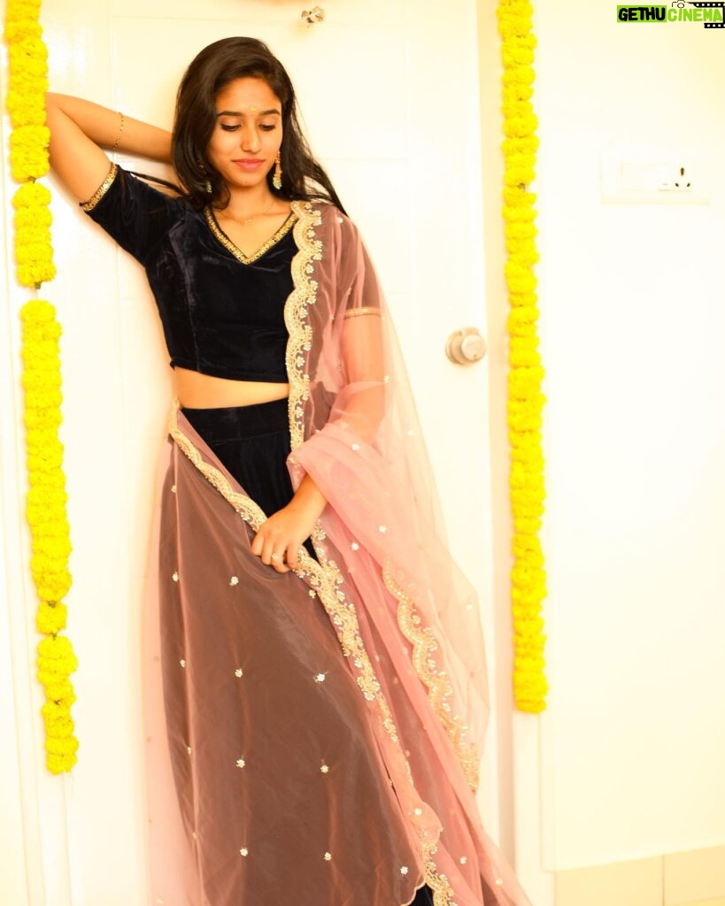 Neha Chowdary Endluri Instagram - 💙! Outfit: @demozastores #neha_nani #nehachowdary #swipe