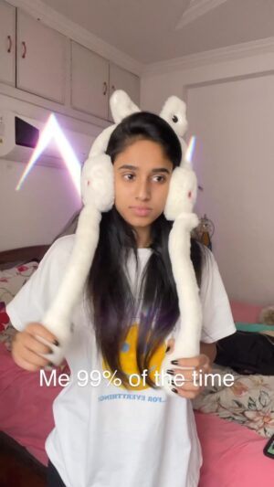 Neha Chowdary Endluri Instagram - But that 1% is all that matters ! 🧡  #neha_nani #reels #trending