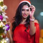 Neha Chowdary Endluri Instagram – Merry Christmas 🎄✨ #swipe 
📸 – @avinash_mukkamala 
Makeup & hairstyling- @bridalstoptirupati @priyasandeepmakeupartistry 

#neha_nani #merrychristmas #christmas2023