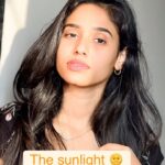 Neha Chowdary Endluri Instagram – The best light ever ! 🧡 #neha_nani #reels #trending
