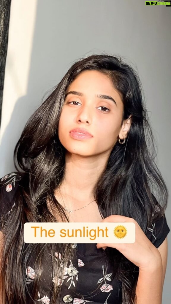 Neha Chowdary Endluri Instagram - The best light ever ! 🧡 #neha_nani #reels #trending