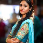 Neha Chowdary Endluri Instagram – Temple day 😇🩵 #swipe 
📸 – @avinash_mukkamala 
Assist @shutterbug_yuga 

#neha_nani #nehachowdary #templeday #traditional #tirupati