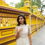 Neha Chowdary Endluri Instagram – One with the Vietnamese dress ! 🤍 #swipe 

#neha_nani #nehachowdary #vietnam #pagoda