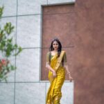 Neha Chowdary Endluri Instagram – Let’s flip to traditional 💛 #swipe 

📸- @mkpassionphotography 
Makeup & hairstyling: @priyasandeepmakeupartistry @bridalstoptirupati 
Saree & blouse : @bridalstop_boutique 

#neha_nani #nehachowdary