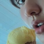 Neha Sharma Instagram – Just me and my mango sorbet 💛