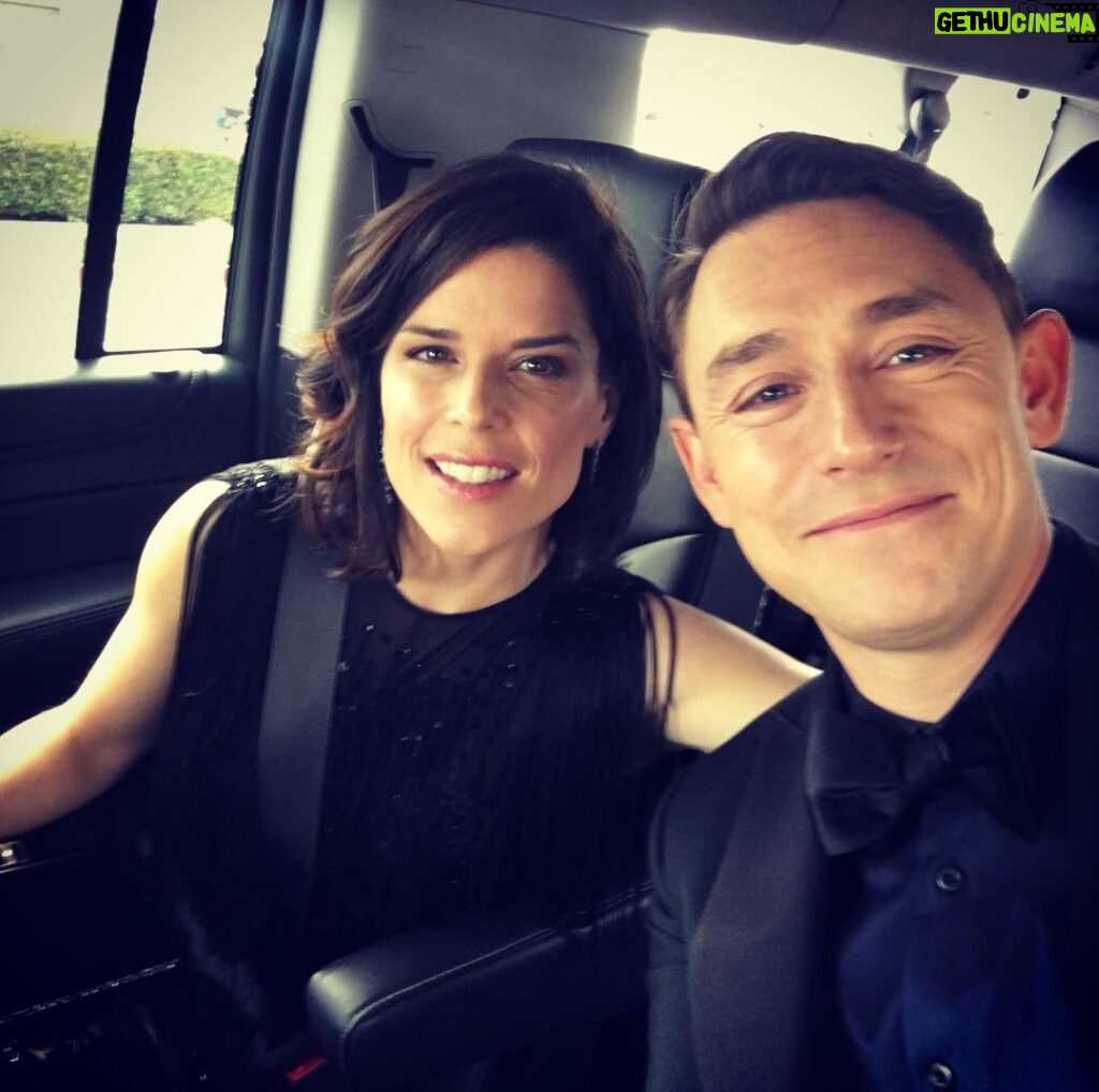Neve Campbell Instagram - Headed to the Emmy's with my man. Excited to celebrate House of Cards nomination. Proud to be a part of it. Looking forward to running into old friends and new. #emmys2017 #houseofcards