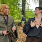 Nicholas Galitzine Instagram - Mary & George is out in the US today so here’s some photos of me and my mates saying silly things in silly costumes @starz