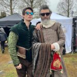 Nicholas Galitzine Instagram - Mary & George is out in the US today so here’s some photos of me and my mates saying silly things in silly costumes @starz