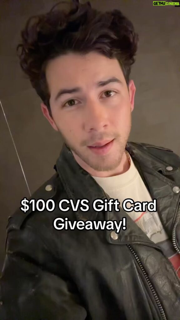 Nick Jonas Instagram - $100 CVS Gift Card Giveaway! 🍿 Rob’s is rolling out in CVS stores across the nation. To celebrate, we are giving away ten $100 gift cards to ten lucky winners in the comments!! To Enter: 1. Like this post 2. Comment & tag a friend on this post 3. Like the most recent video on @robspopcorn Tik Tok 4. Follow @robspopcorn on Tik Tok and Instagram *Giveaway ends 5/15 at 11:59 EST. Winners will be selected from the comments and notified via DM. Open to US residents only. To enter must be 18 years or older. This giveaway is not directly sponsored, endorsed or affiliated with Instagram or CVS. Winners will receive a DM from @robspopcorn only.