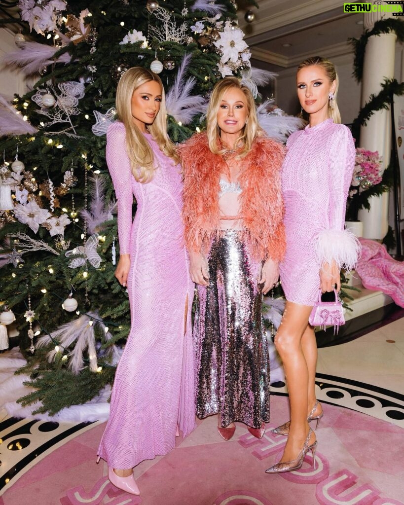 Nicky Hilton Instagram - Dress code: Paris pink for Paris In Love Slivmas premiere 💕💞💓💗