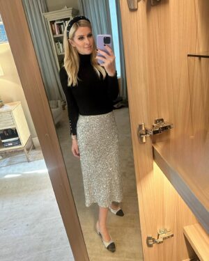 Nicky Hilton Instagram - The most New Yorkiest birthday for my little Teddy. Started the night at The Rockettes at Radio City Music Hall. 👯🎼 Followed by a visit to the Rockefeller Christmas tree 🎄. Window hopping on 5th Avenue and dinner at Serendipity’s. Perfect classic NYC. 🗽❤️🥰