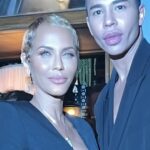 Nicole Ari Parker Instagram - May the beauty continue to overflow from you Sir @olivier_rousteing Thank you Monique @mohorton_ & the entire team @Balmain So nice to meet you ✨ @mfadello & @adit_priscilla ✨ 💇🏽‍♀️ @a_beautifulll_u 💄 @tuddynana #SophieCakes #NYCnightswithmybabygirl @sophie_kodjoe