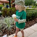 Nicole Franzel Instagram - every angle of our little lucky charm 🌈🍦🍀 ps whole fit from @frannyandthefox