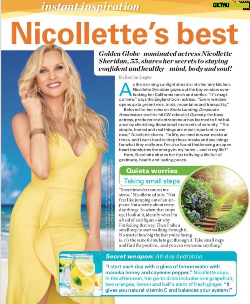 Nicollette Sheridan Instagram - Thank you First For Women for a lovely cover and thoughtful interview! Pick up your copy...fresh off the press today!!! @firstmag @biolumiereskincare and John always making me shine @johnrussophoto ! @shawnfinch don’t know what I’d do without you...you’re the best! #firstforwomen #women