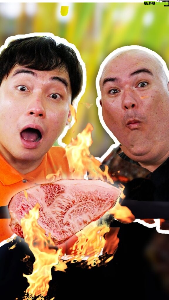 Nigel Ng Instagram - Uncle Roger and his meat ft @gugafoods Full weejio on YT #wagyu #steak #saltbae