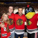 Nikki Roumel Instagram - Huge thanks to the @nhlblackhawks for hosting the Cast & Crew of “You Don’t Belong Here”! What an awesome experience.