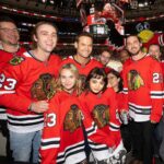 Nikki Roumel Instagram - Huge thanks to the @nhlblackhawks for hosting the Cast & Crew of “You Don’t Belong Here”! What an awesome experience.