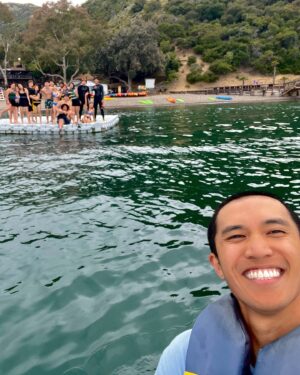 Nina Lu Instagram - Me???? At a summer camp???? I would never ✋🏼😉

This is a super late post but summercon with @ivtcf was :))))) I love u guys :)))

Shout out to @darktimmy and others for helping baptize me in the ocean!!! Very grateful to have had that be part of my faith journey :)