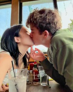 Nina Lu Instagram - 6 month anniversary goes crazy 😮‍💨✊🏼 I can’t believe it’s been half a year of us being together!!! @collinjunipermusic Ever since we started dating, you’ve shown me unconditional love, understanding, and effort every single day. You’ve given me the greatest gift of all time- You love me the way I’ve always dreamed of being loved. I’m eternally grateful that you’re the person I get to grow with in life :) Thank you for making me the happiest I’ve been in the past couple years :))) I will try the rest of my life to make you feel the same <3 (I love you pookie bear 🫶🏼)