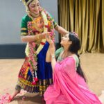 Niranjana Anoop Instagram - Fortunate to have witnessed the Bhagavata Mela for the first ever time in Kerala with the best part of seeing my Guru Sri Srikanth Natarajan @srikanth_aswathy_ own the stage as Rukmini in the celebrated “Rukmini Kalyanam” ♥️💎 Pranams to the team of prominent artists that own the tradition that is 11 centuries old 💎