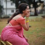 Niranjana Anoop Instagram - 💓🌸💓🌸💓 @shruti.ramachandran Shruti chechiii I luuurvveeee the saree 😘 @pranavraaaj 📸 Finally !