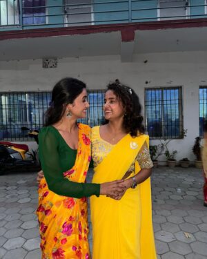 Nisha Guragain Instagram - You are the cutest couple. Enjoy this beautiful day and celebrate your Haldi. May you live happily 😍 @eerhsadnam