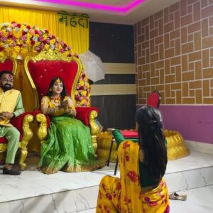 Nisha Guragain Instagram - You are the cutest couple. Enjoy this beautiful day and celebrate your Haldi. May you live happily 😍 @eerhsadnam