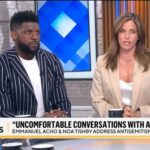 Noa Tishby Instagram – @emmanuelacho and @noatishby, authors of the new book, “Uncomfortable Conversations with a Jew,” are all about talking openly, even when it’s difficult.

“You can’t empathize with somebody if you’re not educated on what breaks their heart,” Acho says.