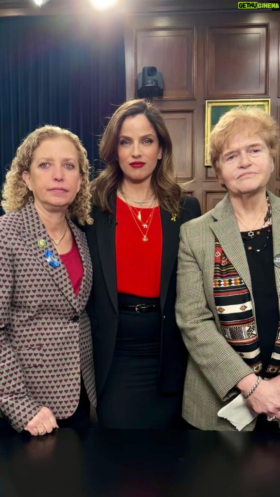 Noa Tishby Instagram - This week, @repdws, @state_seas, and @noatishby met at the US Capitol to speak with government officials and community leaders about the gender based violence that Hamas committed against Israelis on October 7th. Video produced by @YoavDavis for #DavisMedia