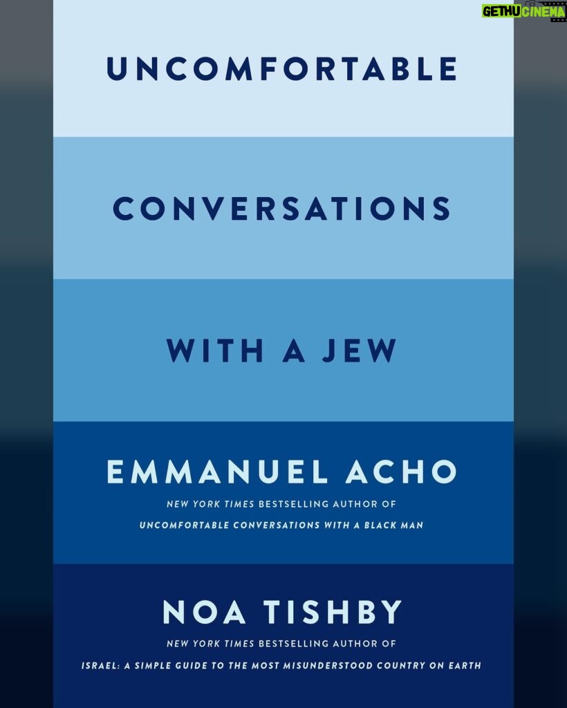 Noa Tishby Instagram - Our book ‘Uncomfortable Conversations with a Jew’ is available for preorder right now. Link in bio 🔗 📸: @yoavdavis 👕: @_northernstar_