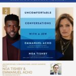 Noa Tishby Instagram – ANNOUNCEMENT: I’m hitting the road with @emmanuelacho to talk about our new book, “Uncomfortable Conversations with a Jew”. I’ll be in NYC, Philly, LA, and Long Island. And there will be some awesome moderators too, including #BretStephens @mandanadayani @yoavdavis and @sbutnick. Head over to my stories to get your tickets now. See you soon!

To get my kibbutz Nir Oz T-shirt and many more  @haachim_restaurant