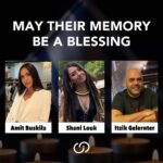 Noa Tishby Instagram – 💔 BREAKING: The bodies of Israeli hostages Amit Buskila, Itzik Gelernter, and Shani Louk were recovered by the IDF in Gaza. May their memories be a blessing. 🕯️