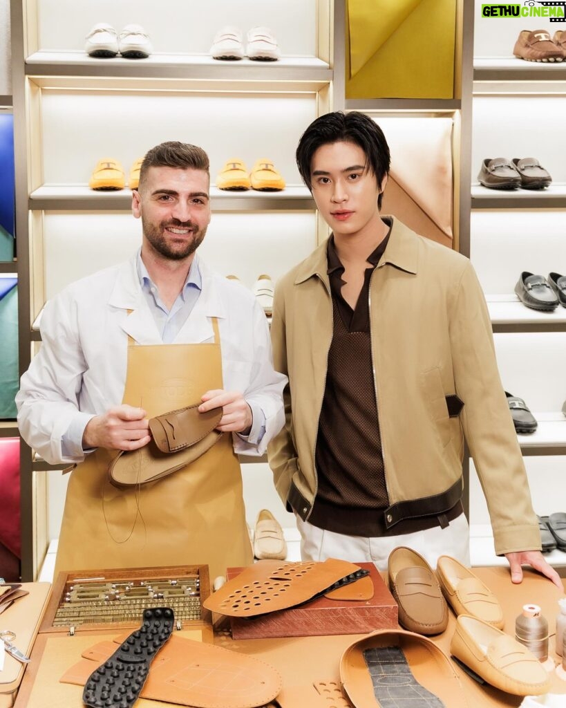 Norawit Titicharoenrak Instagram - Celebrating Tod’s Italian Craftsmanship at its Emporium Boutique Opening last night with their spring/summer24 collection. #Tods #TodsThailand #TodsxGeminiFourth