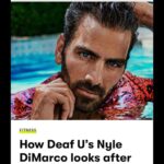 Nyle DiMarco Instagram - Chatted with @britishgq regarding my fitness and mental health — why the hell would I intermittent fast (cuz cookies duh) — and DEAF U on @netflix! Link in bio :) Photos by Creative Director @nicolaformichetti and Photographer @christianhogstedt