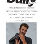 Nyle DiMarco Instagram - Thank you @dailyfrontrow! When asked how did I come up with this idea that this would work as a reality show at @netflix , “I am a Gallaudet graduate and back in my college days, my friends and I always used to say that Gallaudet really needed a reality TV show because we knew it would be a hit. Every time we would go on spring break or venture out to bars or clubs surrounding the campus, hearing people were so fascinated with us. They would want to hang with us and they were obsessed with our language and how we communicated. So it was clear that there was a real interest in our culture. People outside our community really don’t understand the Deaf world, maybe they’ve never even met someone who is Deaf, so there’s a unique level of fascination. We have so much diversity and so much beauty within our community. We are not a monolith, we have complicated layers. Gallaudet is the perfect entry point for people to see the variety, depth, and breadth of who we are.” Photos by Creative Director @nicolaformichetti and Photographer @christianhogstedt #DEAFU #NETFLIX