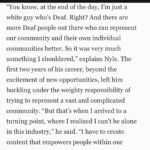 Nyle DiMarco Instagram - ONE MORE WEEK UNTIL DEAF U breaks the mold! Thank you @forbes for this great piece. [October 9th on @Netflix]