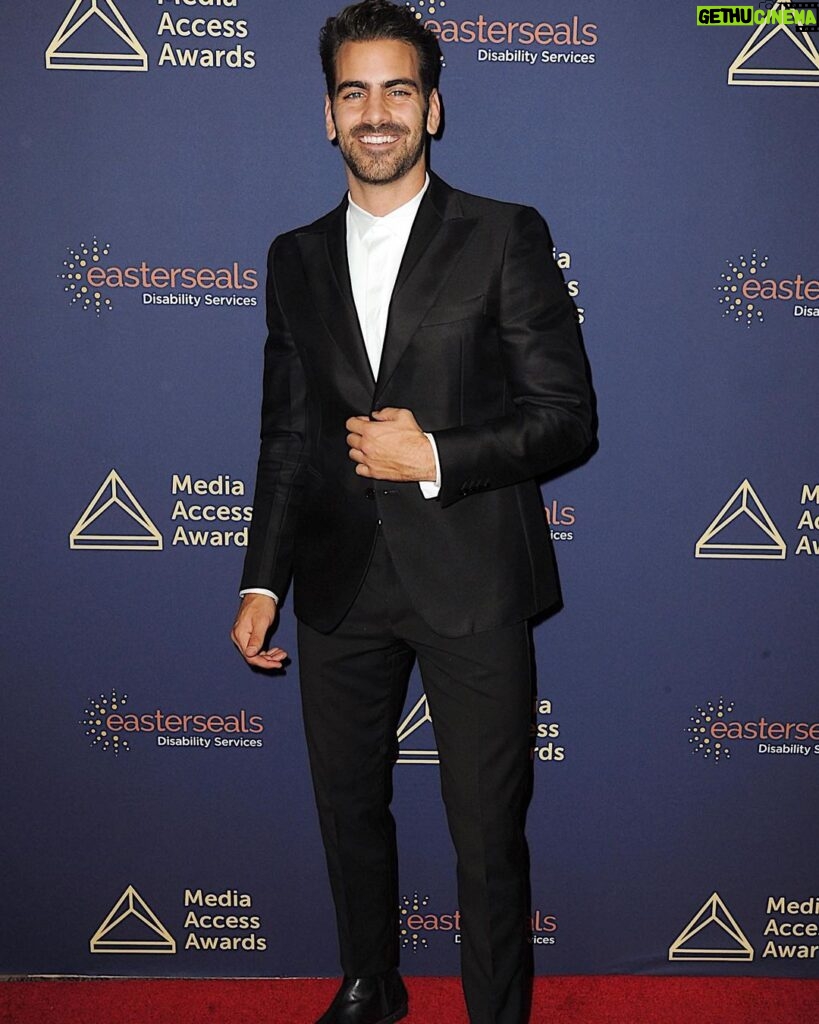 Nyle DiMarco Instagram - Wow... I am humbled and honored to accept the SAG-AFTRA Harold Russell award for my disability activism and as an actor. Thank you @mediaaccessawards and @eastersealssocal. In my speech I talked about how society likes to question my hardship as a deaf/disabled person when I had a perfect life. My parents are deaf. My whole family is deaf. I’m the fourth generation. I went to deaf schools growing up. Able-bodied and hearing people like to think it is literally impossible for disabled people to be happy. Why? Why do they think that? The answer is... it is how TV/films portray us. Hollywood dictates a perception of minority groups. We can solve this and create authentic stories by encouraging our industry to INCLUDE disabled actors, directors, writers, etc. into the story-making process. This is where true inclusion happens. P.S. Yep, I pulled a Madonna with two tuxedos for one single event 😛
