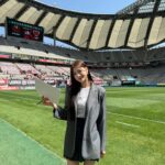 Oh Ha-young Instagram - 날 좋은 날 경기도 보고 쿠플픽도 하고👏🤭 앞으로도 좋은 경기 기대하겠습니다⚽️