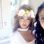 Ola Ghanem Instagram - Behind the scenes with the beautiful @sandy.aly showing me the Snapchat filters, that I obviously have never used before 😂😂 مع الجميلة #ساندي_على #مسلسل_طعم_الحياة استنونا النهاردة على قناة الحياة الساعة ٩ مساءً بتوقيت القاهرة .. #علا_غانم #سامو_زين #احمد_هارون