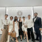 Olivia Jensen Instagram - Cheers to your 8th Anniversary @luxmatters 🥂May you shine bright always💍 ✨ . Wearing @luxmatters @loveandflair