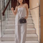 Olivia Jensen Instagram - A Soft day wearing minimalist @mjsehonanda x @marlanreadytowear ⚪️⚫️ Superr late post 🤭