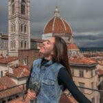 Olivia Jensen Instagram - Hello Piazza Duomo Florence 🇮🇹✨ The town of Italian leathers 👠 Mamamia!