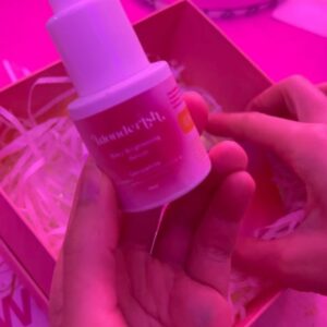 Olivia Jensen Instagram - All Wonder woman at @wonderish.id Serum & Moisturizer launch finally its here 💕 Todays color was so lovely ✨ congrats to @_irishbella_  for making this all happened ✨