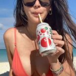 Olivia Munn Instagram - Ummm this is delicious @drinkpoppi 😍 love me some cranberry fizz soda for the holidays ❤️💚 #poppipartner #proudinvestor