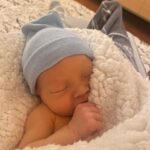 Olivia Munn Instagram - My Golden Ox baby. Malcolm Hiệp Mulaney. Happy Holidays. ❤️💚