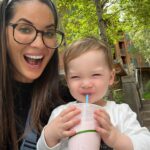 Olivia Munn Instagram - I always knew I’d be the kind of mom who allows milkshakes for breakfast 🍓