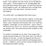 Olivia Munn Instagram - I was diagnosed with breast cancer. I hope by sharing this it will help others find comfort, inspiration and support on their own journey.