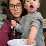 Olivia Munn Instagram - I’ve let him have pie pretty much every day this week. I don’t know if that’s good or not.